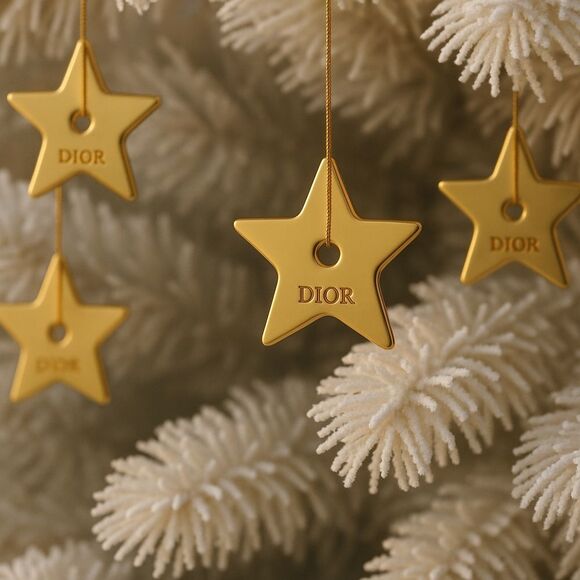 Dior Gold Ornament Star - Picture 1 of 4